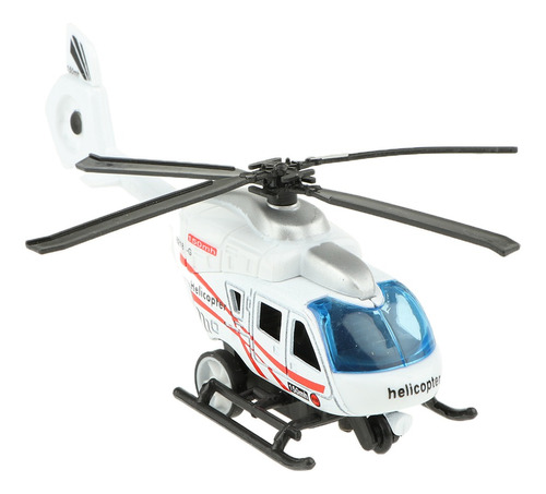 1:43 Escala Diecast Modelo De Helicóptero De Juguete De