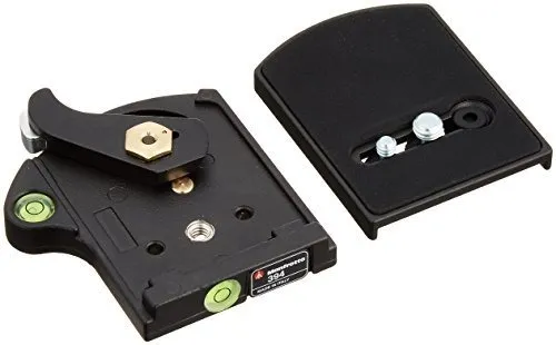 Adaptador Manfrotto Rc4 De Conexión Rápida Perfil Bajo #
