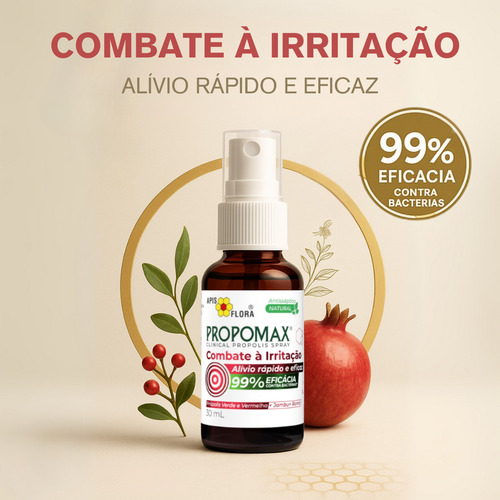 Propomax Própolis Verde E Vermelha Garganta Irritada 30ml