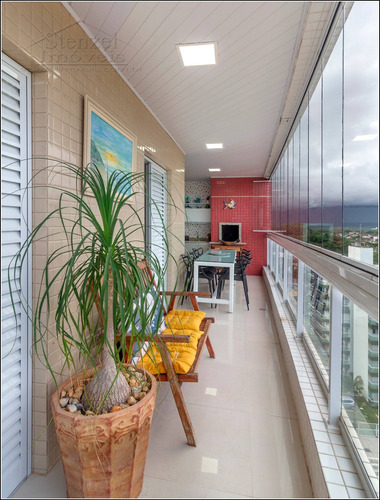 Imagem 8 de 30 de Apartamento Com 3 Quartos (2 Suítes) E Vista Para O Mar No Centro De Bertioga - Ap00313 - 70274933