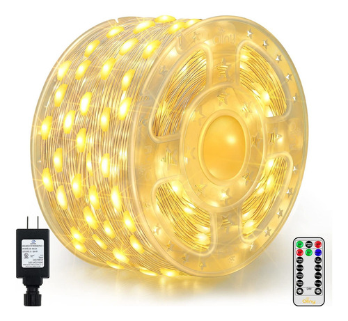 Ollny Luces De Navidad Para Exteriores, 600 Luces Led Ip67 D