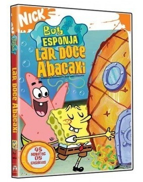 Dvd Bob Esponja Lar Doce Abacaxi Original Novo Lacrado