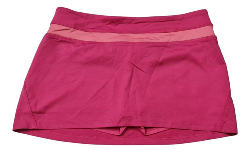 Falda Short Deportiva Forever 21 Color Rosa Fuerte Talla L