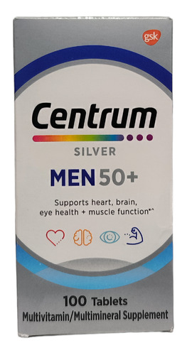 Centrum Silver Para Caballero 100 Cápsulas 