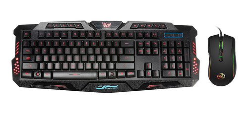 Hsxj Portuguese 3 Teclado E Mouse Para Jogos Com Luz De Fund