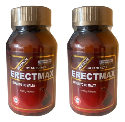 Erectmax X2 (huanarpo Macho+maca Negra) Potenciador Natural 