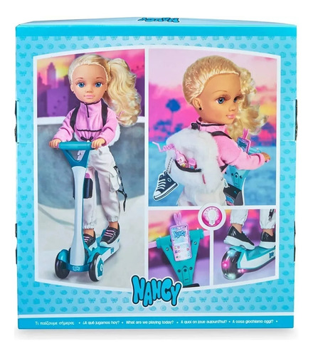 Nancy Un Día Con Mi Scooter Muñeca Con Luces