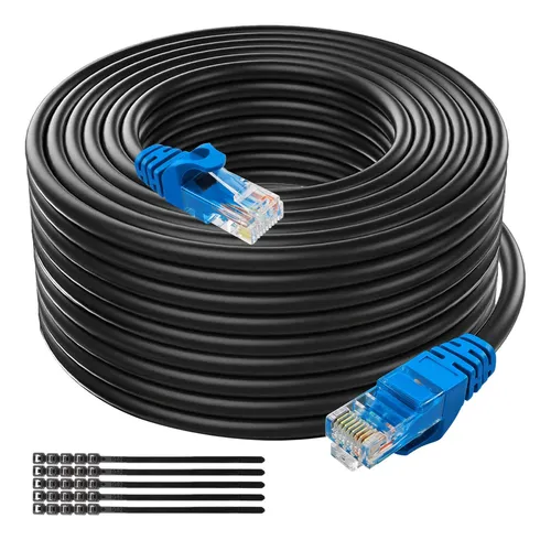 Veecoh Cable Ethernet Cat6 De 250 Pies Cat6 Para Exteriores