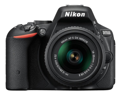 Nikon D5500 18-55mm VR II Kit DSLR color negro