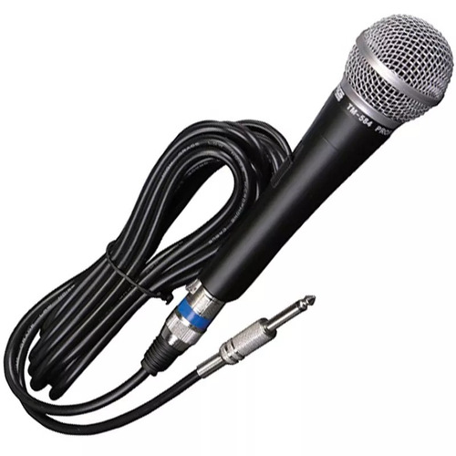 Microfone De Mão Com Fio Uhf Tagima Tag Sound Tm584