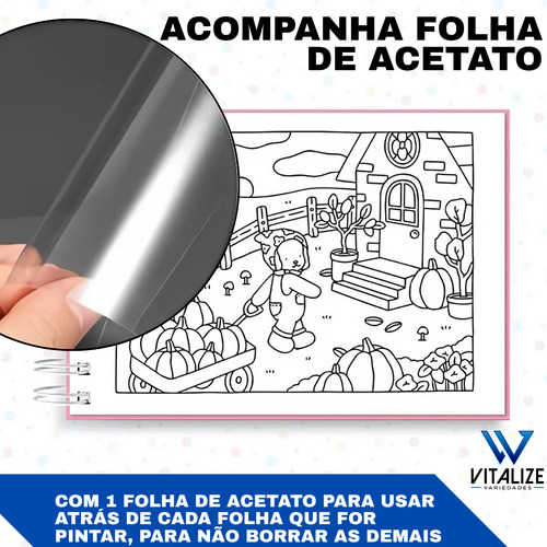 Kit 2 Livros Bobbie Goods Para Colorir De Capa Dura 50 Folhas Desenhos Variados Edição Ilimitada E Acetato De Bob Good Marcador Tiktok Para Colorir