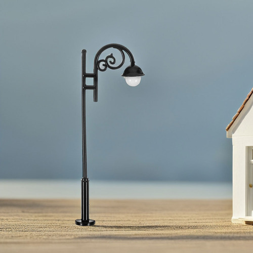 Luces De Calle De Pueblo En Miniatura, 6 Unidades: Mini Casa