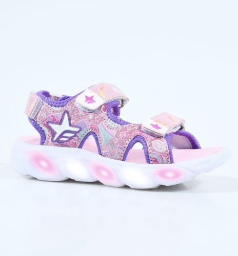 Imagen 2 de 6 de Sandalias Footy Con Luces Led Modelos Surtidos