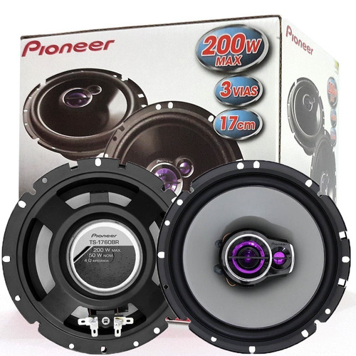 Auto Falantes Pioneer 6 Polegadas 200w Onix 