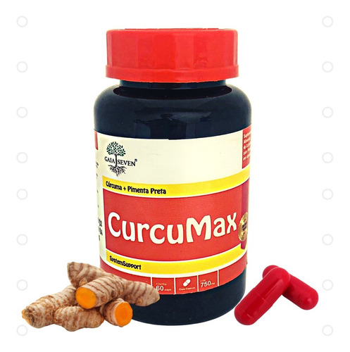 Imagem 1 de 8 de Curcumax - Cúrcuma E Piperina + Absorção E Imunidade