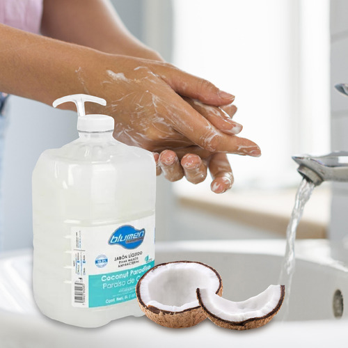 Jabon Blumen Antibacterial Coconut 5lts 2pz 91795
