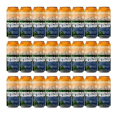 Cerveza Patagonia Bohemian Pilsener Lata 410 ml Pack X 24