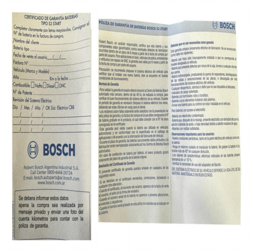 Bateria Bosch 60d Reforzada Para Citroen Ax 1.5 Diesel 94-97