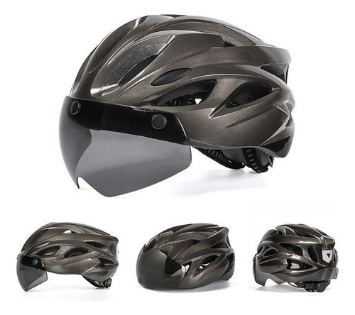 Casco De Bicicleta Ajustable Para Exteriores Con Luz Trasera