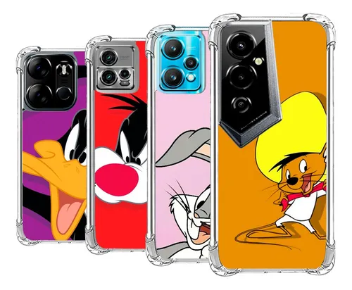 comprar Forro Antigolpe Looney Tunes Tecno Pova Pop Spark Camon
