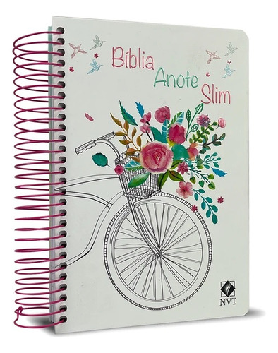 Bíblia Anote Slim Bike | Nvt | Capa Dura Espiral