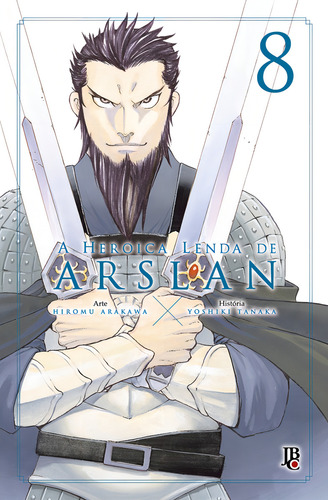 A Heróica lenda de Arslan - Vol.08, de Arakawa, Hiromu. Editorial Editora JBC, capa mole em português, 2021