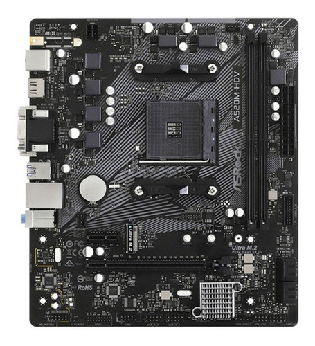 Imagen 5 de 9 de Motherboard Asrock A520m Ryzen Ddr4 Hdmi Pcreg