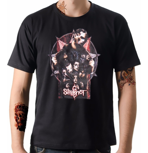 Camisa Camiseta Blusa Customizada_slipknot Rock New Metal