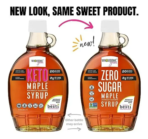 Jarabe - Yum Keto - Miel De Maple Saludable - Miel Sin Azúca