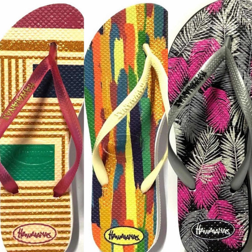 Chinelas Ojotas Mujer Hawaianas Love Del 35 Al 40 Olivos
