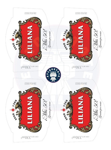 Kit Imprimible Stella Artois Para Botella Chica Y Grande