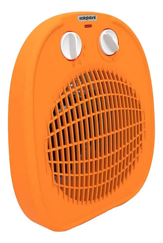 Caloventor Eléctrico Indelplas Ic-01 Naranja 220v 