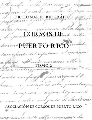 Libro: Diccionario Biográfico Corsos Puerto Rico (español)