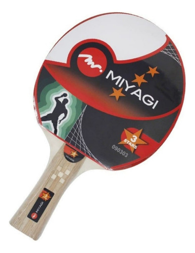 Raqueta Tenis De Mesa Ping Pong Miyagi 3 Estrellas Semipro