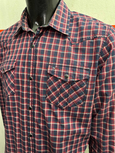 Camisa Tommy Hilfiger Denim Custom Fit Talle Medium