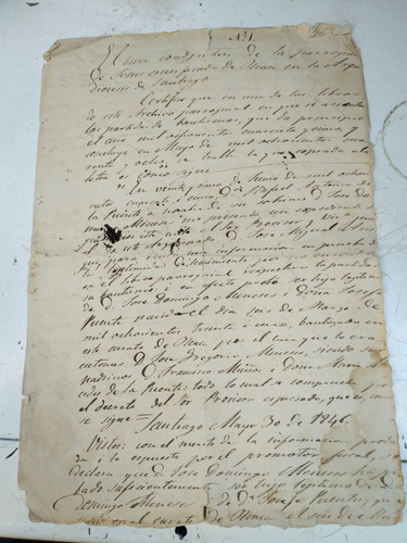 Documentos Antiguo 1845 D