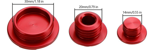 Kit De Tapones De Motor Billet Para Honda Crf250r Crf250r Cr