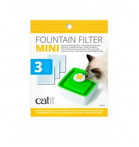 Filtro Fuente De Agua/gatos Mini Flower 1.5lt Razas Mascotas