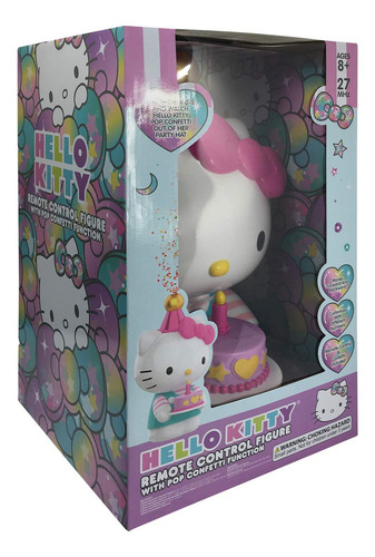 Hello Kitty Explosión De Confeti A Control Remoto Cumpleaños