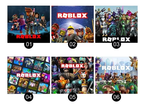 Almofada Decorativa 25x25 Cheias Personagem Roblox