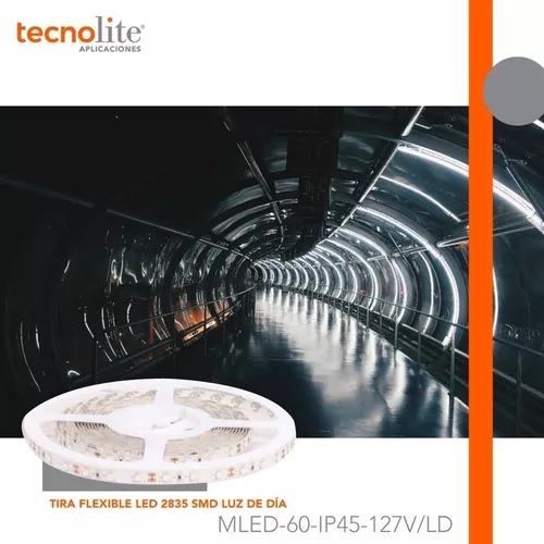 TECNOLITE TIRA LED 5M LUZ BLANCA MLED-60-IP45-127V/LD