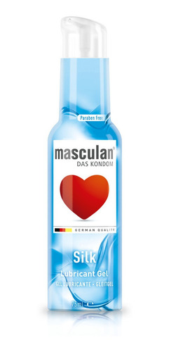 Imagen 1 de 1 de Gel Lubricante Íntimo De Base Acuosa - Masculan Silk 75 Ml
