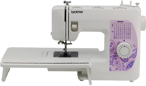 Imagen 2 de 2 de Máquina De Coser Brother 37 Puntadas Mesa Extensible Bm3850