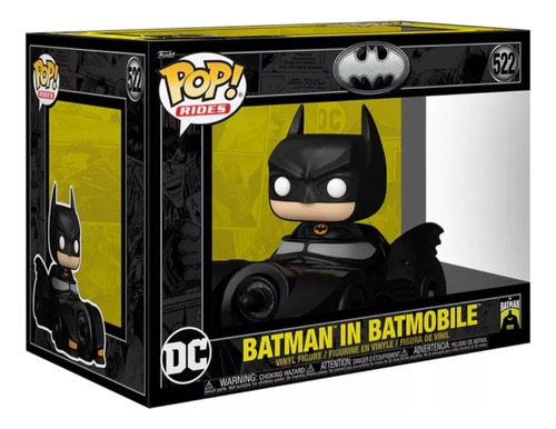 Funko Pop! Rides: Dc - Batman In Batmobile 522