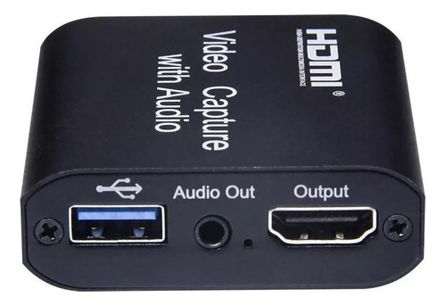 Capturadora De Video Usb 3.0 Hdmi Capture Con Audio Y Mic 4k