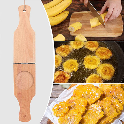 Nuevo Trituradora De Plátano Tostones De Madeira Prensa 2