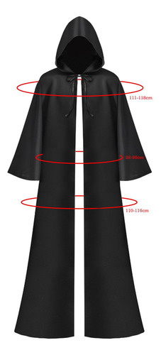 Capa De Halloween, Con Capucha, Vestido Gótico, Capa Larga
