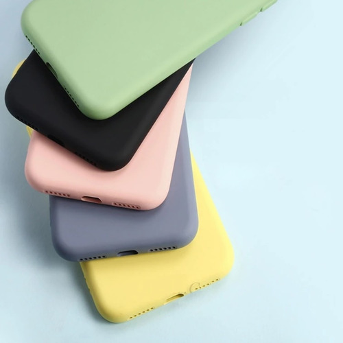 Silicon Case Con Piel Durazno Samsung Galaxy Note 10