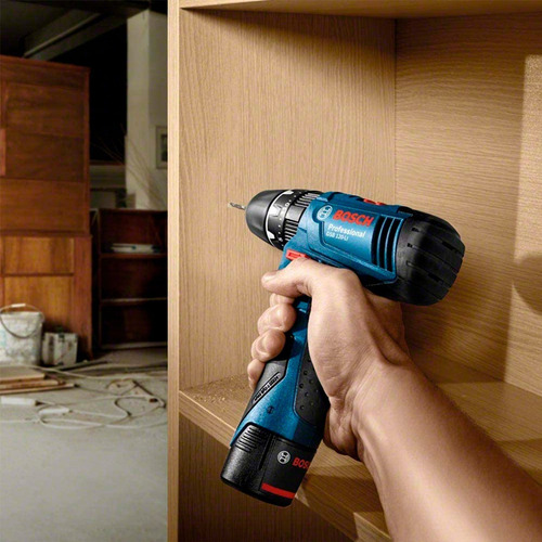 Imagen 5 de 8 de Atornillador Bosch Taladro Percutor 12v + 2 Baterias Maletin