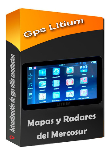 Actualizacion Gps Litium  Igo Mapas Del Mercosur